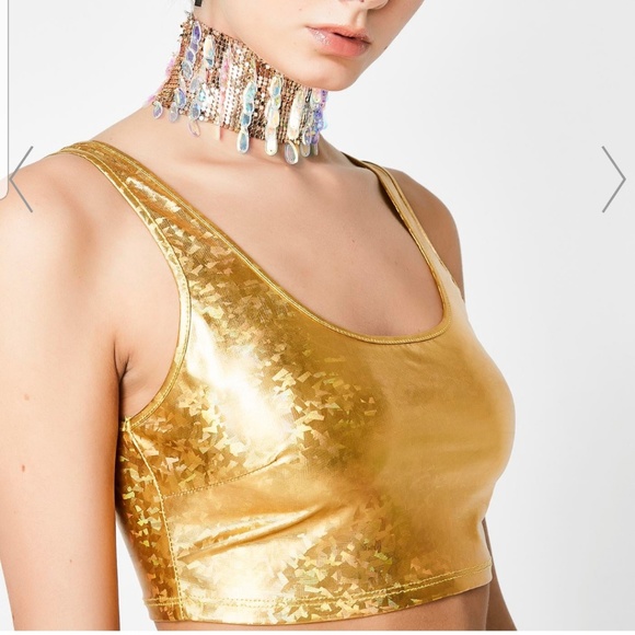 Dollskill  golden two piece set - Picture 2 of 8